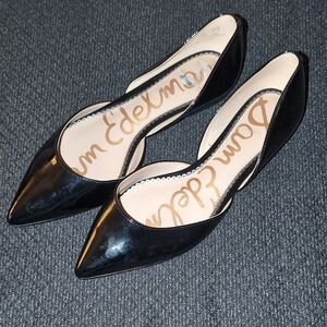 Sam Edelman Glossy Black Heels